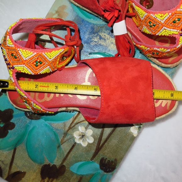 *NEW*  Sam Edelman SHAE ESPADRILLE Sandals US 5M - Picture 8 of 8